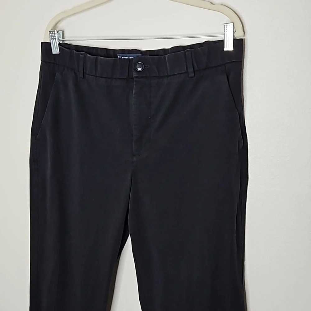 Everlane Mens Black Cotton Blend The Performance Uniform Chino Pants 34x30 - Picture 3 of 10